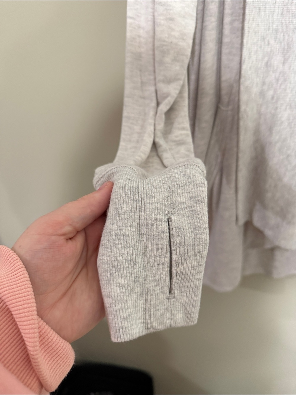 Athleta Light Gray Open-Front Draped Cardigan 2X 97% Modal - Picture 5 of 8